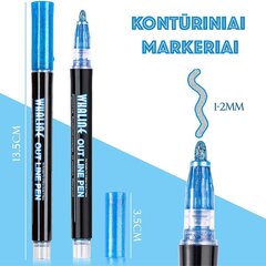 Kontuurimarkerid, 24 tk. цена и информация | Настольные игры, головоломки | kaup24.ee