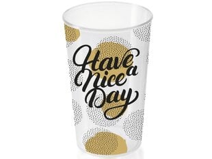 Branq plastikust tass Have a nice day, 250 ml цена и информация | Стаканы, фужеры, кувшины | kaup24.ee