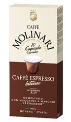 Molinari kohvikapslid Caffe Espresso Intenso, 10 tk hind ja info | Kohv, kakao | kaup24.ee