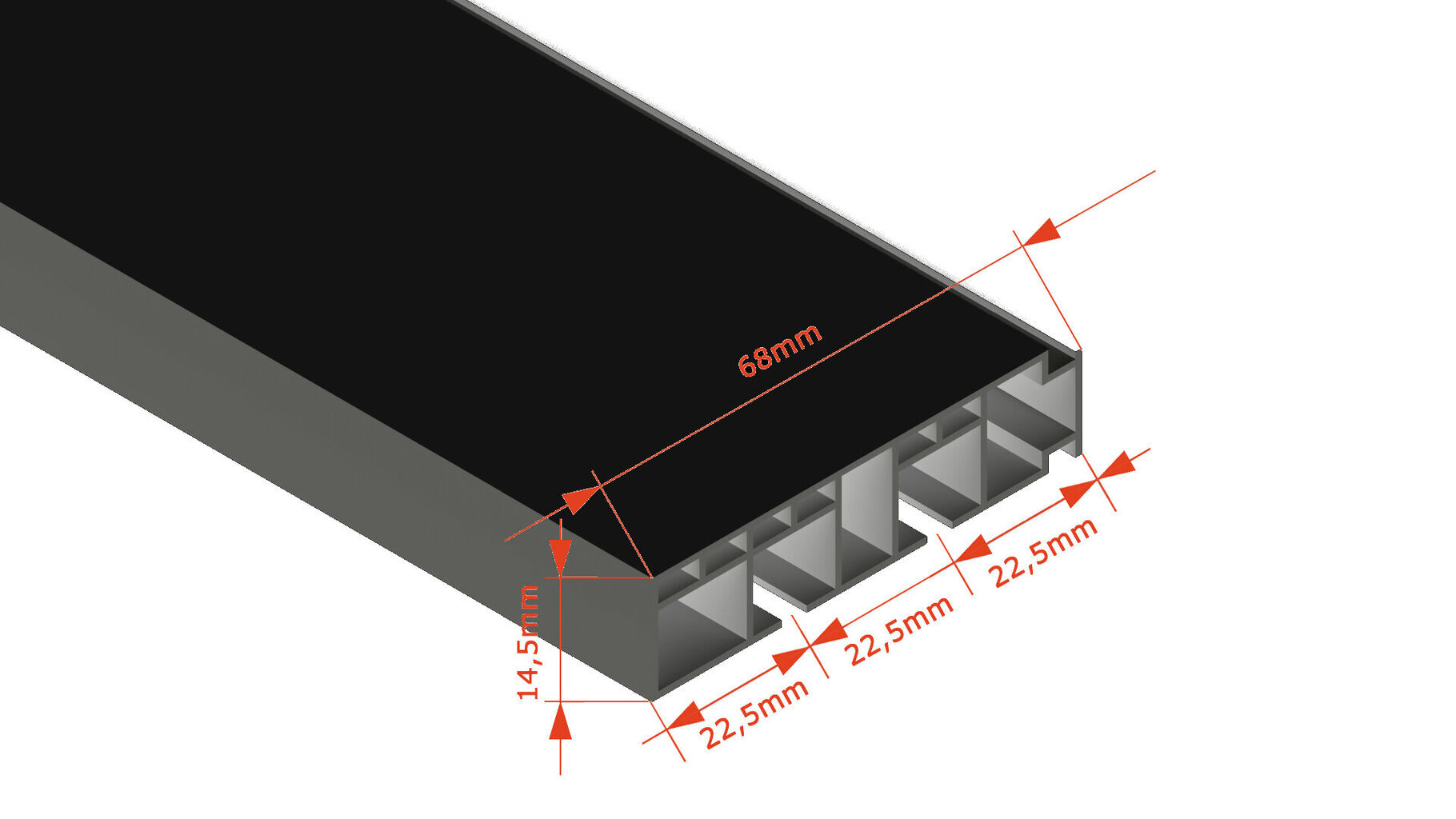 Laekarniis kahe PVC siini ja klambritega, 250 cm hind ja info | Kardinapuud | kaup24.ee