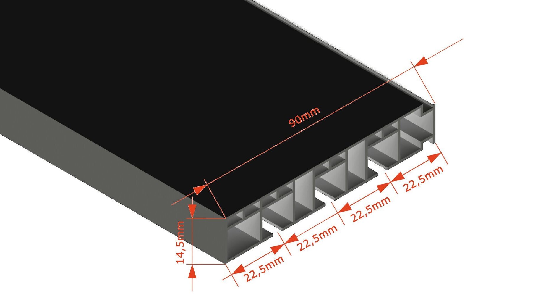 Laekarniis kolmekordse PVC siini ja klambritega, 400 cm hind ja info | Kardinapuud | kaup24.ee