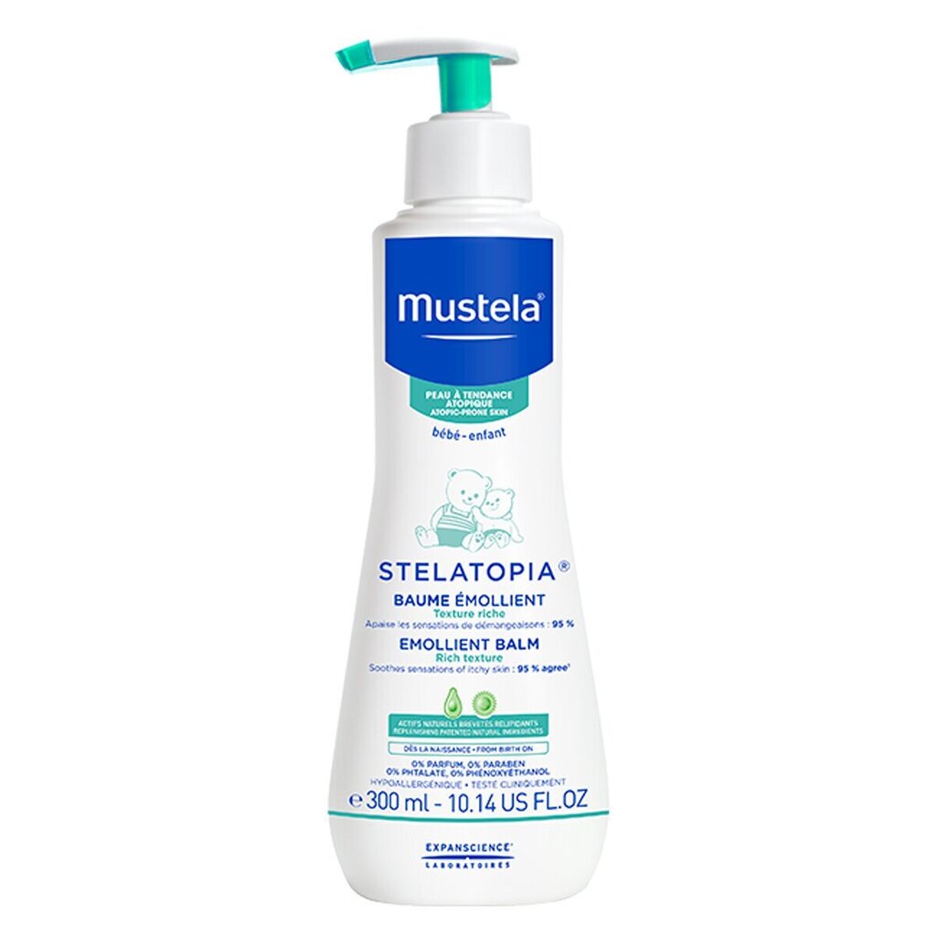 Niisutav palsam lastele Mustela Stelatopia Emollient 300 ml hind ja info | Laste ja ema kosmeetika | kaup24.ee