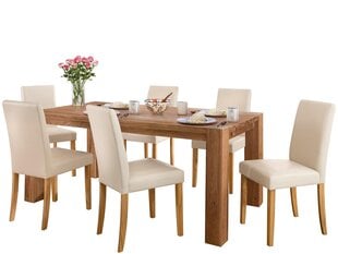 Комплект в столовую Notio Living Matrix 180, светло-коричневый цена и информация | Комплекты мебели для столовой | kaup24.ee