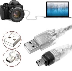 Mini-DV MiniDV USB-andmekaabli FireWire IEEE 1394 HDV-kaamera jaoks arvuti redigeerimiseks hind ja info | USB jagajad, adapterid | kaup24.ee