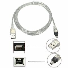 Для Mini DV MiniDV USB Кабель перадачы дадзеных FireWire IEEE 1394 HDV відэакамера для рэдагавання ПК цена и информация | Адаптеры и USB-hub | kaup24.ee