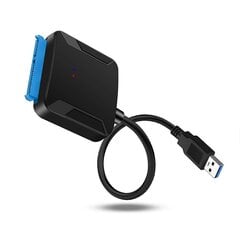 USB 3.0 to Sata kaabel USB 3.0 kõvaketta adapteri muundur 2,5/3,5 tolli väline HDD SSD adapter sülearvuti jaoks Xbox One Xbox 360 PS4 hind ja info | USB jagajad, adapterid | kaup24.ee