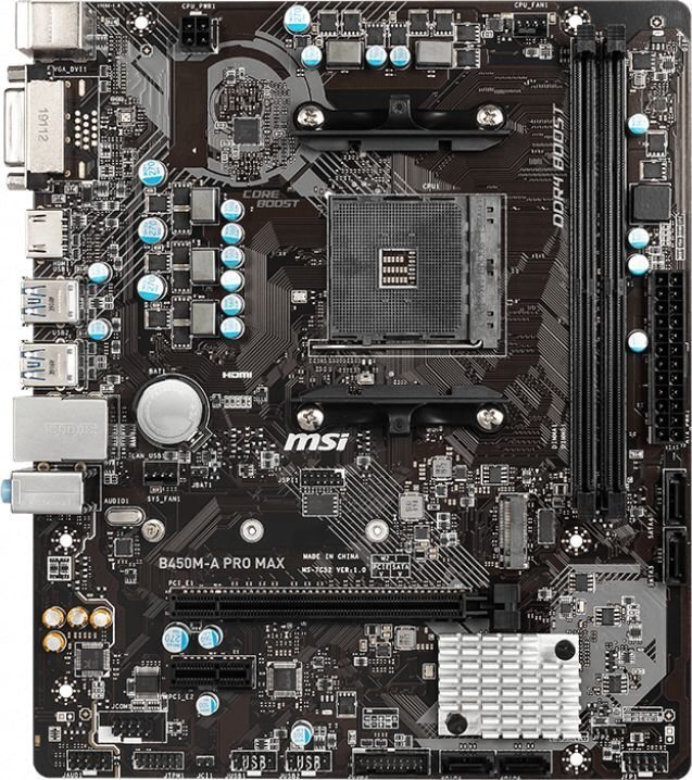 MSI B450M-A PRO MAX hind ja info | Emaplaadid | kaup24.ee