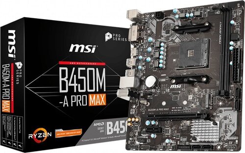 MSI B450M-A PRO MAX hind ja info | Emaplaadid | kaup24.ee