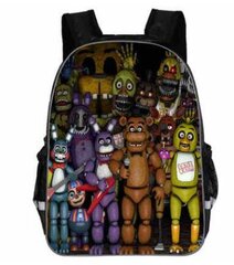 Seljakotid Nights at Freddy's Canvas Teismelise koolikott Freddy Fazbear Foxy Chica Bonnie seljakott Figuurimänguasjad Kooliseljakott hind ja info | Spordikotid, seljakotid | kaup24.ee