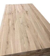 Liimpuitkilp tammest, täislamell – Rustic – 4x65x150 cm hind ja info | Köögitasapinnad | kaup24.ee