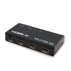 SAVIO HDMI хаб, 1 вход, 2 выхода CL-42, Черный цена и информация | Адаптер Aten Video Splitter 2 port 450MHz | kaup24.ee