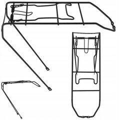 Задний багажник, для велосипедов с колёсами 16", STD1 цена и информация | Багажник для велосипеда | kaup24.ee