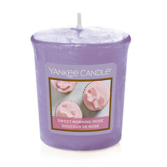 Yankee Candle ароматическая свеча Sweet Morning Rose, 49 г цена и информация | Подсвечники, свечи | kaup24.ee