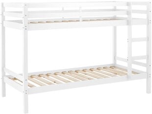 Двухъярусная кровать Notio Living Alpi, белого цвета цена и информация | Детские кровати | kaup24.ee