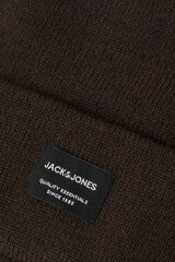 Зимняя шапка Jack &amp; Jones 12092815CHOCOLATE-OS цена и информация | Мужские шарфы, шапки, перчатки | kaup24.ee