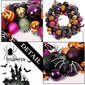 Halloweeni pärg 30cm ulakas suupiste või purunematu Halloweeni palli ornament Halloweeni lamp hind ja info | Peokaunistused | kaup24.ee