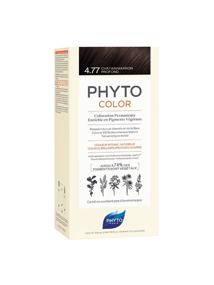 Juuksevärv Phyto Color Nr.4.77 hind ja info | Juuksevärvid | kaup24.ee