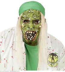 Roheline zombie mask juustega lastele hind ja info | Karnevali kostüümid | kaup24.ee