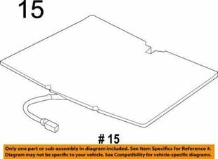 VW Beetle Cabrio 5C1 5C2 5C7 istmeanduri sisseehitus paremale 5C5959337 Ehtne 5C5959337 hind ja info | Lisaseadmed | kaup24.ee