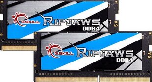 G.Skill SODIMM DDR4 Ripjaws, 2x16GB, 3200MHz, CL18 (F4-3200C18D-32GRS) цена и информация | Оперативная память (RAM) | kaup24.ee