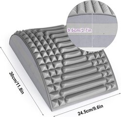 Массажер для спины и шеи EUBSWA серый 30 x 24,5 см цена и информация | Аксессуары для массажа | kaup24.ee
