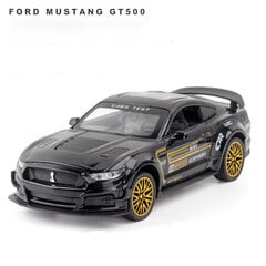 1:32 Superauto Mustang Shelby GT350 automudel sulamist tagasitõmmatav laste mänguauto 4 avatud uksega laste kingitused GT500 hind ja info | Mudelautode kollektsioneerimine | kaup24.ee