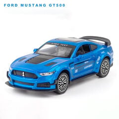 1:32 Superauto Mustang Shelby GT350 automudel sulamist tagasitõmmatav laste mänguauto 4 avatud uksega laste kingitused GT500 hind ja info | Mudelautode kollektsioneerimine | kaup24.ee