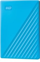 WD My Passport 2 ТБ, USB 3.2, синий цена и информация | Жёсткие диски (SSD, HDD) | kaup24.ee