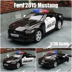 1/36 Mustang GT mänguautomudel RMZ CITY Diecast Super Sport Sõiduki tagasitõmmatav uks avatav kollektsiooni kingitus lastele, laps hind ja info | Mudelautode kollektsioneerimine | kaup24.ee