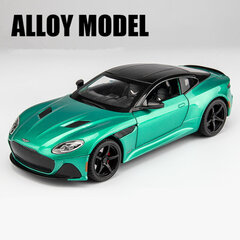 1:24 Aston Martin DBS Superleggera sulamist sportautode survevalu ja mänguasjasõidukid metallist automudeli simulatsioonikollektsioon Mänguasjad kingitus цена и информация | Коллекционные модели автомобилей | kaup24.ee