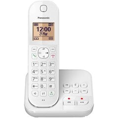 Panasonic telefon KX-TGC420GW valge цена и информация | Стационарные телефоны | kaup24.ee