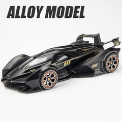 1:24 V12 Vision GT Gran Turismo sulami kontseptsiooni sportautomudel, metallist mänguasja võidusõiduauto mudeli heli ja kerge laste mänguasi kingitus цена и информация | Коллекционные модели автомобилей | kaup24.ee