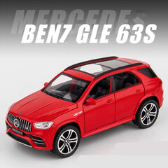 1:32 Alloy s GLE 63S kupee automudel Diecasts Sõidukid Metallist Tagasitõmmatav Auto Simulatsioon Heli Valgus Laste Kingikogumik цена и информация | Коллекционные модели автомобилей | kaup24.ee