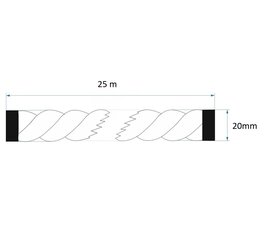 Džuutköis 20mm 25 meetrit hind ja info | Aiatööriistad | kaup24.ee