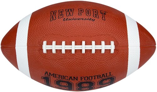 Ameerika jalgpalli pall New Port 16RI, pruun/valge/must, 26 cm hind ja info | Mänguasjad (vesi, rand ja liiv) | kaup24.ee