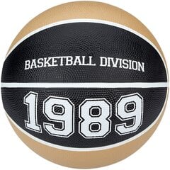Korvpall NewPort 16GG, suurus 5, kuldne/must/valge цена и информация | Баскетбольные мячи | kaup24.ee