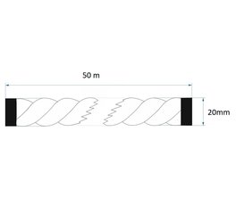 Džuutköis 20mm 50 meetrit hind ja info | Aiatööriistad | kaup24.ee