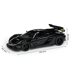 1/32 Scale Koenigsegg Jesko automudeli mänguasjad sulamist survevalatud mudelid kerge tagasitõmbefunktsiooniga kollektsiooni poiste mänguasjad lastele hind ja info | Mudelautode kollektsioneerimine | kaup24.ee