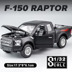 Scale 1/32 F-150 Raptor Monster Truck pikap Metallautod Mänguasjad Survesulamist automudel Kingitus poistele Lastele Lastele Mängusõidukid цена и информация | Коллекционные модели автомобилей | kaup24.ee