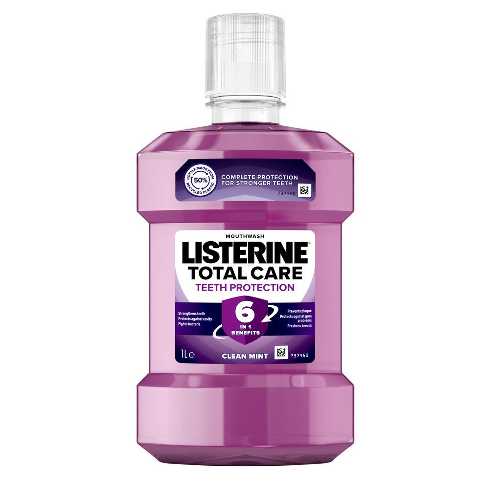 Suuloputusvedelik Listerine Total Care 6in1 1000 ml цена и информация | Suuhügieen | kaup24.ee