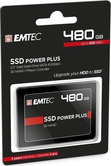 Emtec ECSSD480GX150 hind ja info | Sisemised kõvakettad (HDD, SSD, Hybrid) | kaup24.ee