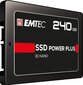 SSD ketas Emtec X150 240GB 2,5" ECSSD240GX150 цена и информация | Sisemised kõvakettad (HDD, SSD, Hybrid) | kaup24.ee