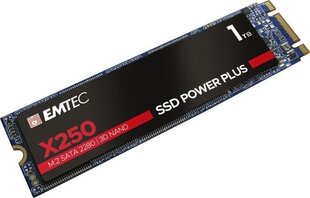 Emtec X250 Power Plus (ECSSD1TX250) hind ja info | Sisemised kõvakettad (HDD, SSD, Hybrid) | kaup24.ee