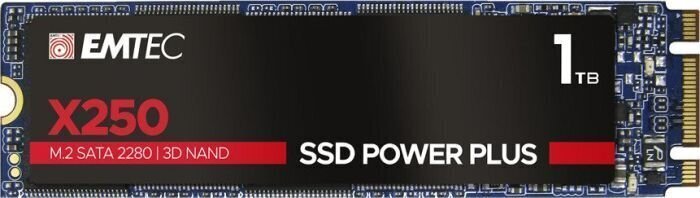 Emtec X250 Power Plus (ECSSD1TX250) цена и информация | Sisemised kõvakettad (HDD, SSD, Hybrid) | kaup24.ee