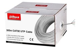 Dahua DH-PFM920I-5EUN, Cat5E UTP, 305 m цена и информация | Кабели и провода | kaup24.ee