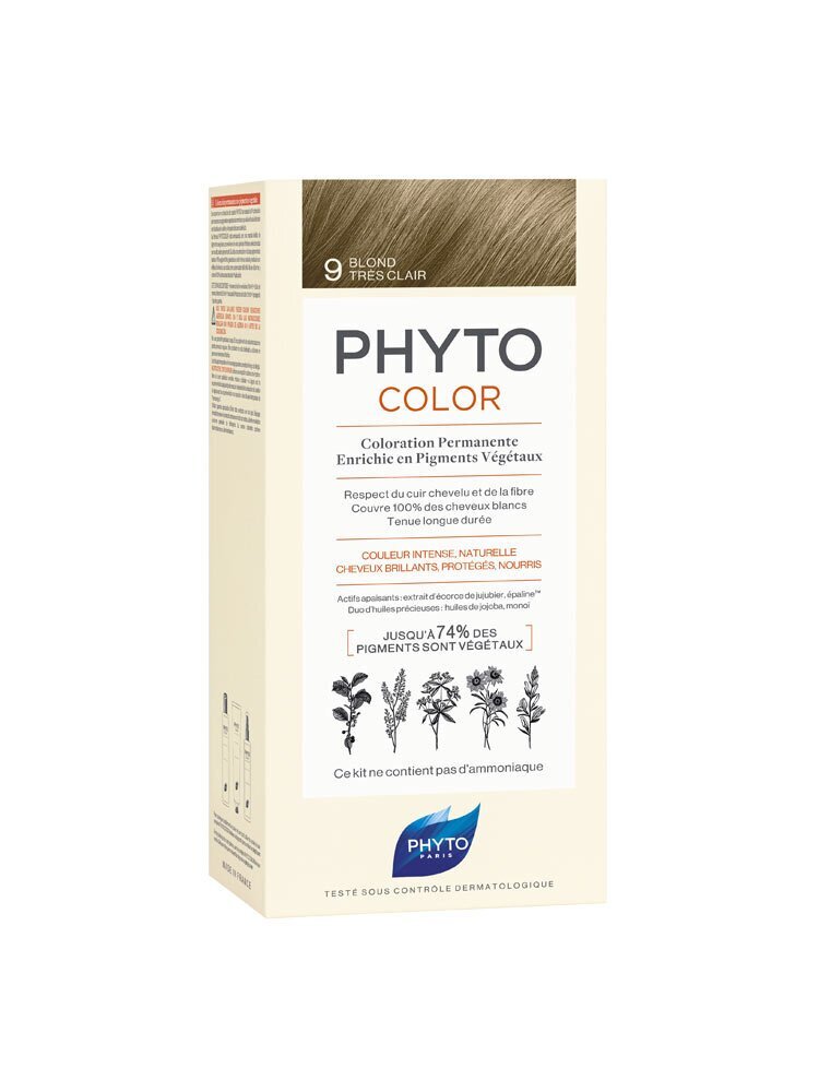 Juuksevärv Phyto Color Nr.9.0 цена и информация | Juuksevärvid | kaup24.ee