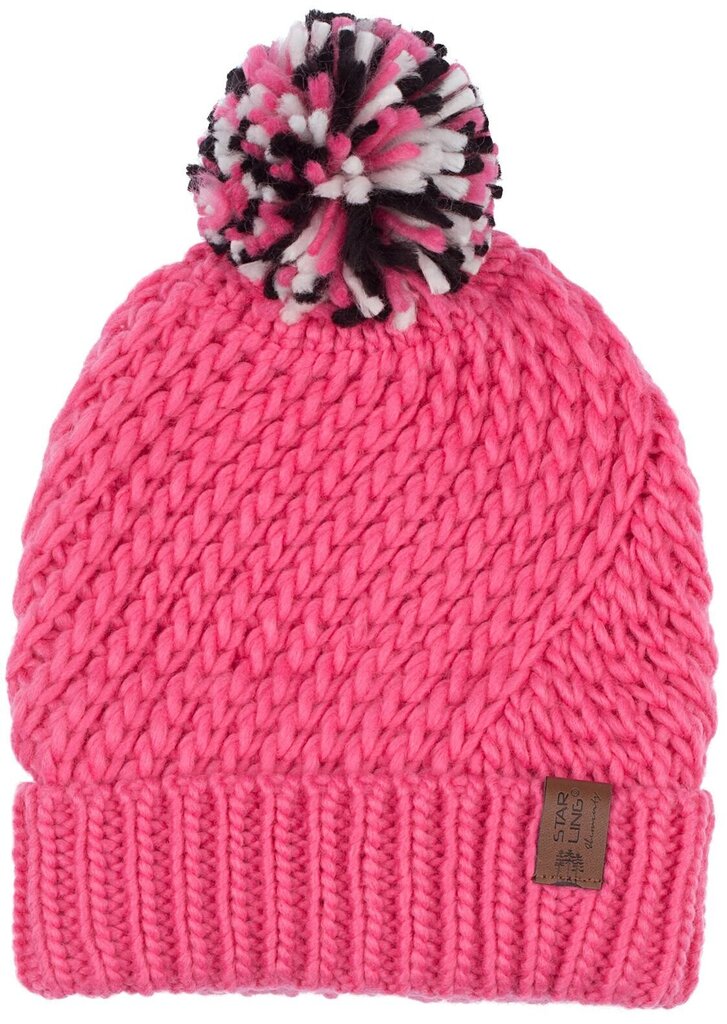 Tüdrukute müts Starling Belle, pink цена и информация | Laste talveriided | kaup24.ee