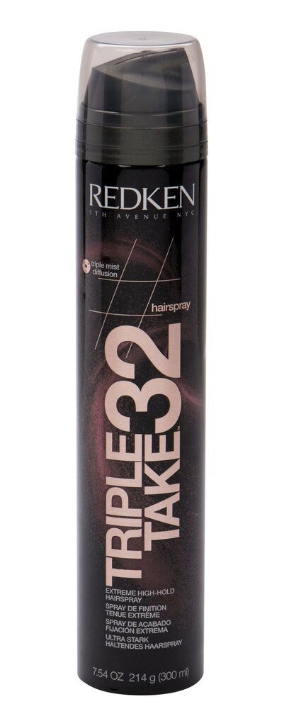 Tugevalt fikseeriv juukselakk Redken Triple Take 32 300 ml hind ja info | Viimistlusvahendid juustele | kaup24.ee