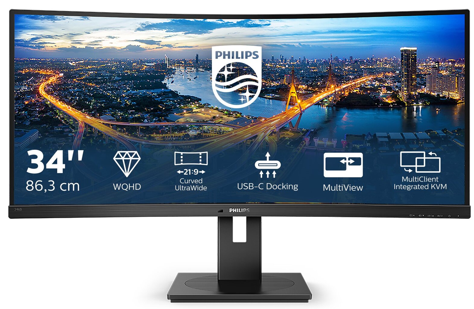 Philips 346B1C/00 цена и информация | Monitorid | kaup24.ee