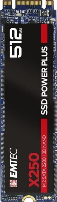 Emtec ECSSD512GX250 цена и информация | Sisemised kõvakettad (HDD, SSD, Hybrid) | kaup24.ee